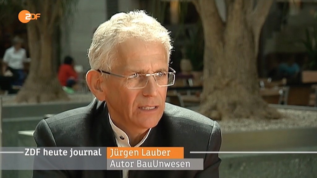 Innerhalb eine Jahres drei mal als Bauexperte im ZDF Heute/Journal und als Redner im Deutschen Bundestag. 