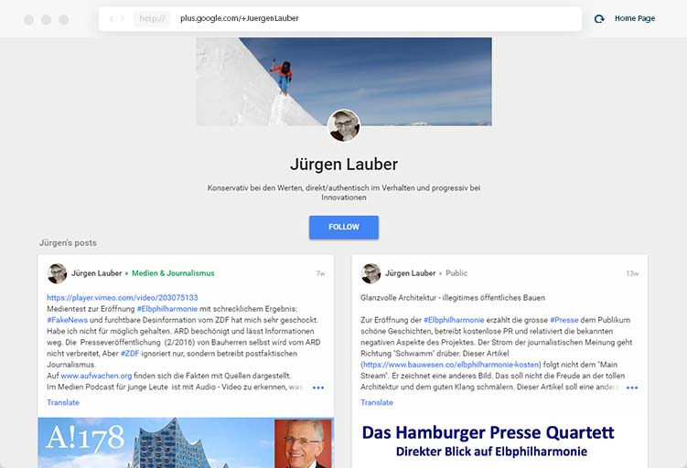 juergen lauber google plus