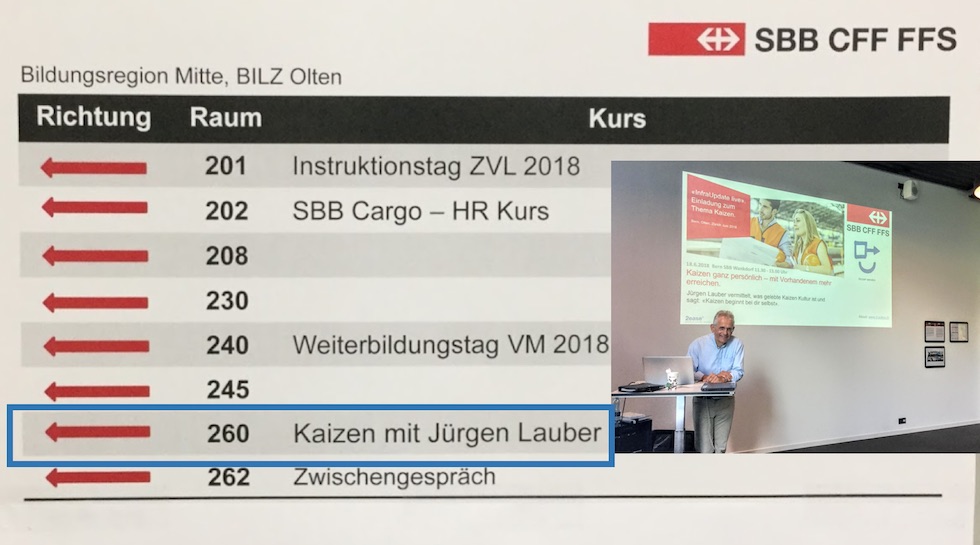 SBB Kaizen Mentor Besser werden